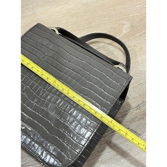 Aspinal Of London Gigi Crocodile Embossed Leather Bag - Picture 14 of 14